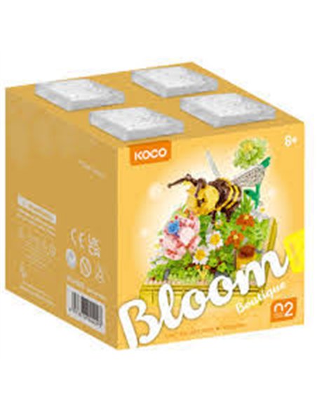 KOCO set de construction Insect & plant - Bee 668pcs