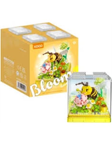 KOCO set de construction Insect & plant - Bee 668pcs