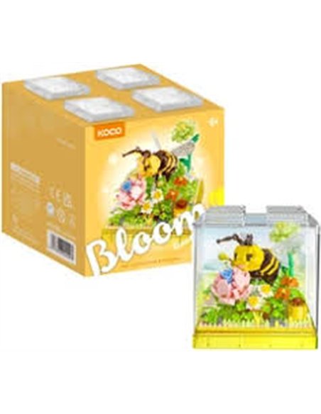 KOCO set de construction Insect & plant - Bee 668pcs