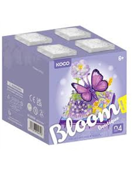 KOCO set de construction Insect & plant - butterfly 471pcs