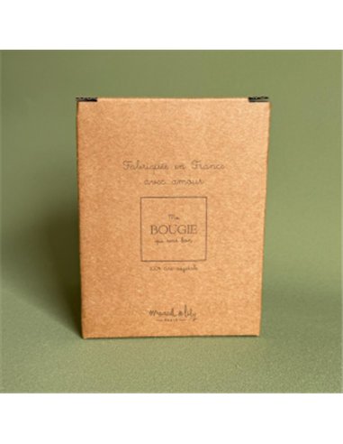 Bougie végétale " Super Maîtresse" 2 mèches 220gr 60h  - Fraise des bois - Marcel & Lily