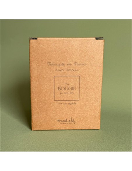 Bougie végétale " Super Maîtresse" 2 mèches 220gr 60h  - Fraise des bois - Marcel & Lily