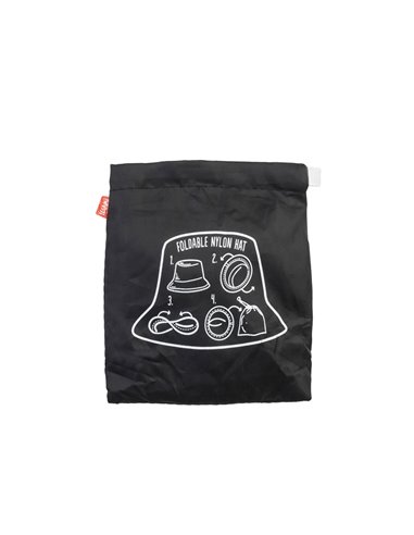 Chapeau de Pluie Pliable Black - SOS Sanpei - LEGAMI