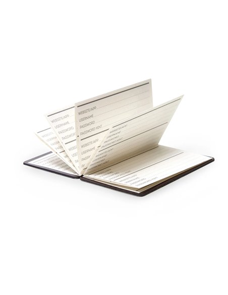 Carnet pour Organiser les Mots de Passe - SOS Password Book - LEGAMI