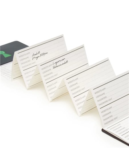Carnet pour Organiser les Mots de Passe - SOS Password Book - LEGAMI