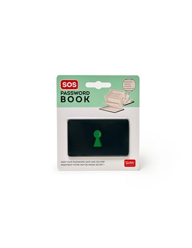 Carnet pour Organiser les Mots de Passe - SOS Password Book - LEGAMI