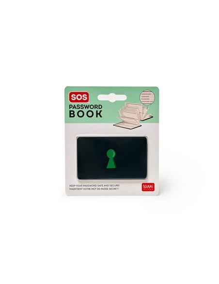Carnet pour Organiser les Mots de Passe - SOS Password Book - LEGAMI