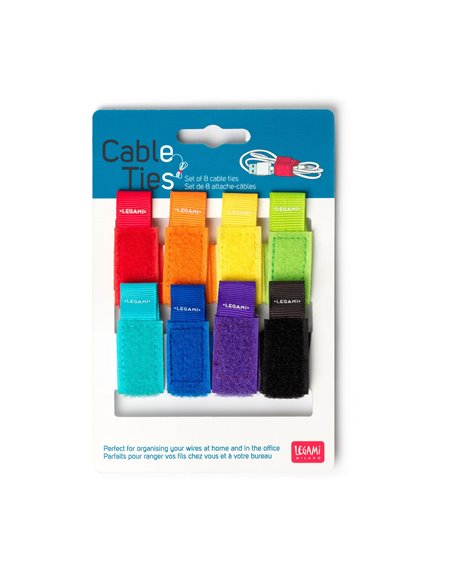 Set de 8 Attache-Câbles - Cable Ties - LEGAMI