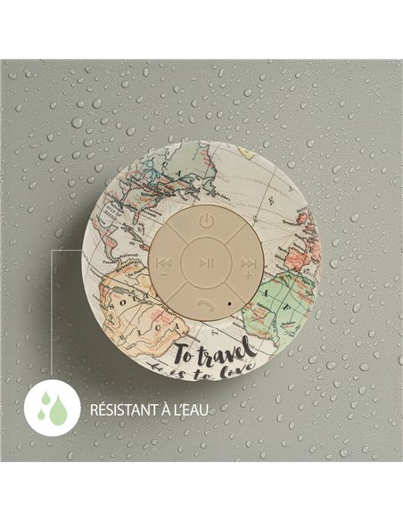 Haut-Parleur et Enceinte Bluetooth® Résistant à l’Eau Travel - Singing In The Shower - LEGAMI