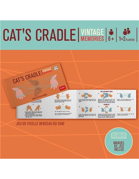 Jeu de Ficelle « Berceau du Chat » - Cat's Cradle - LEGAMI