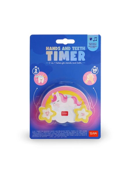 Minuteur 2 en 1 pour le Lavage des Mains et des Dents - Unicorn - Hands and Teeth Timer - LEGAMI