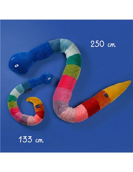ESPERLUETTE : Virgule le gentil serpent 250cm - mailou