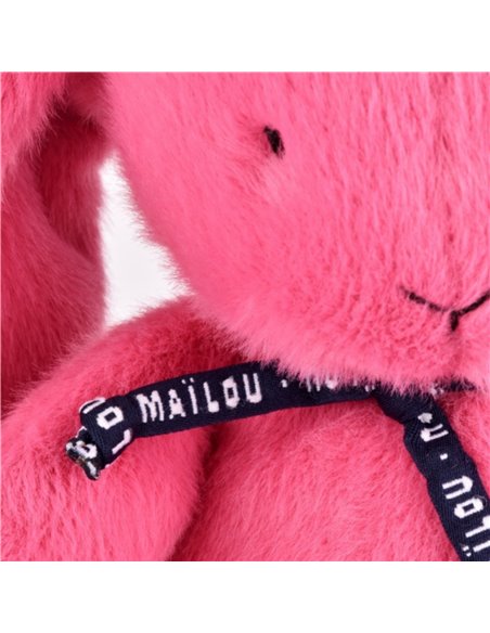Lapin Méloé 56cm - Rose bubble gum - Mailou
