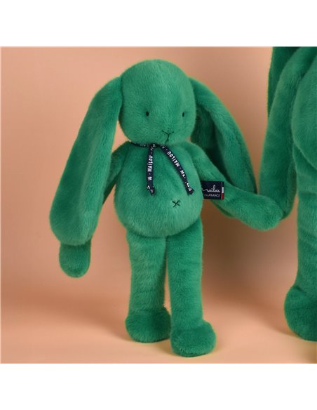 Lapin Méloé 37cm - vert prairie - Mailou