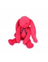 Lapin Méloé 37cm - fuchsia peps - Mailou