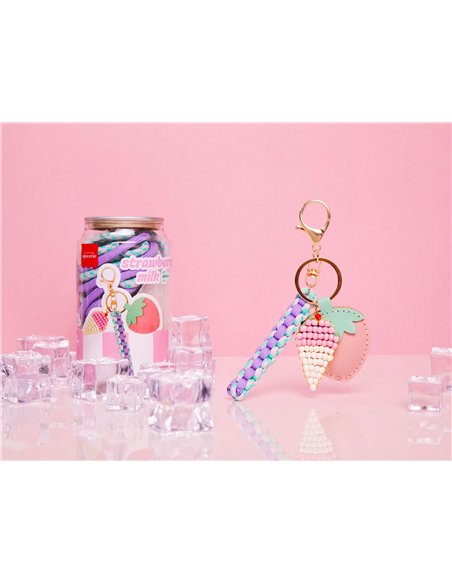 Kit juicy DIY canette créative strawberry milk - La petite épicerie
