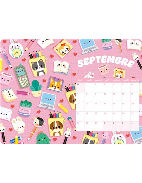 MON AGENDA KAWAII 2026-2027 - Auzou