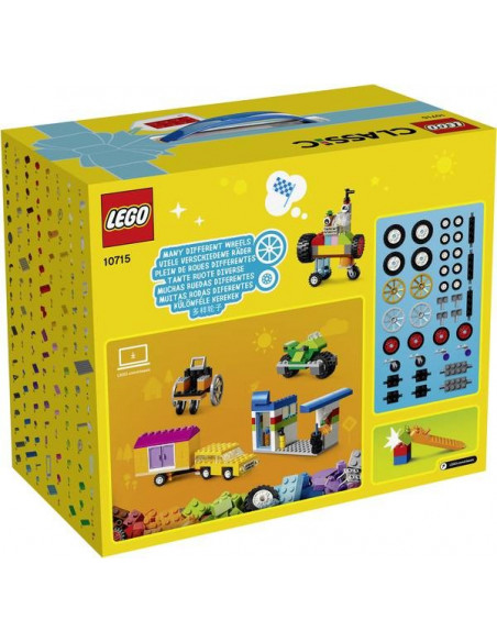 Boite briques et roues lego