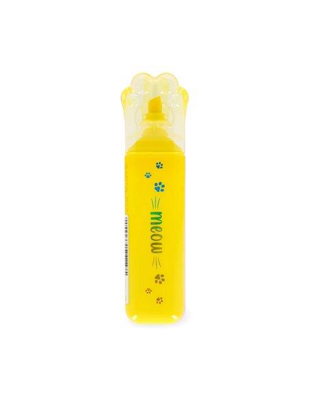 MEOW HIGHLIGHTERS - SURLIGNEUR - KITTY jaune - Legami