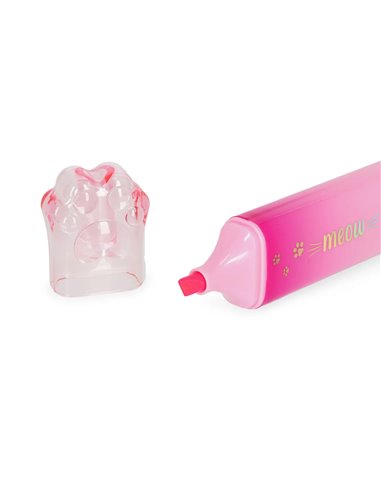 MEOW HIGHLIGHTERS - SURLIGNEUR - KITTY rose - Legami