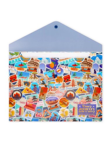FOLD & ORDER - PETIT PORTE DOCUMENTS travel - legami