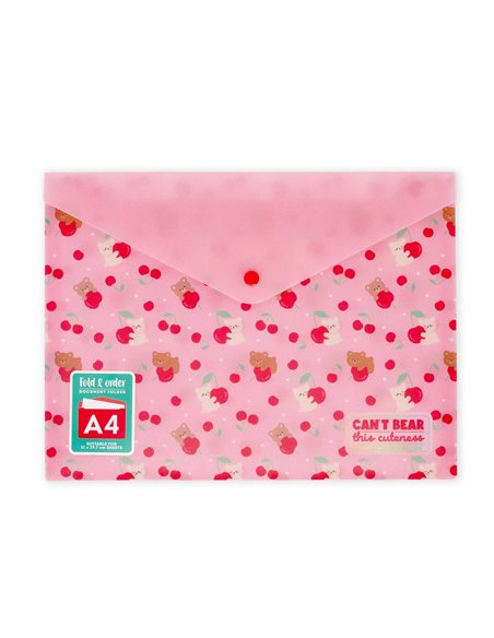 FOLD & ORDER - PETIT PORTE DOCUMENTS teddy bear - Legami
