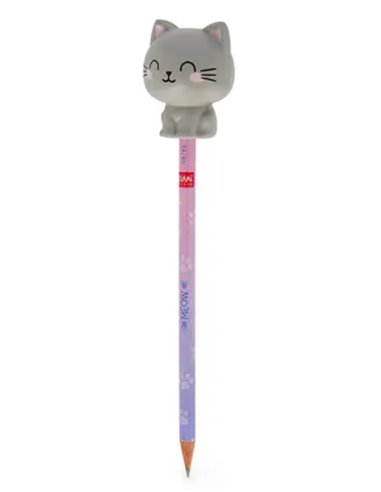 SQUEEZIES - CRAYON AVEC ANTISTRESS - Kitty - Legami