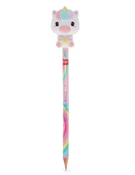 SQUEEZIES - CRAYON AVEC ANTISTRESS - UNICORN - Legami