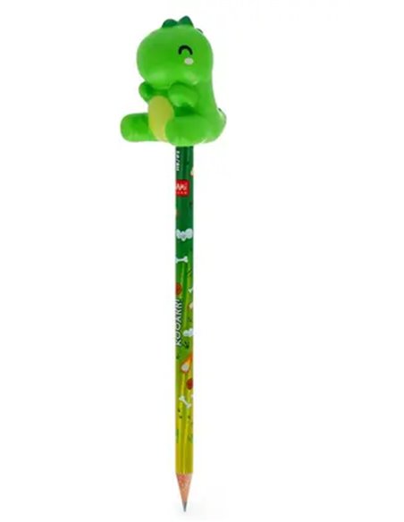 SQUEEZIES - CRAYON AVEC ANTISTRESS DINO - legami