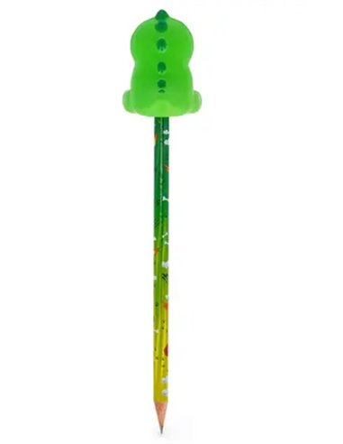 SQUEEZIES - CRAYON AVEC ANTISTRESS DINO - legami