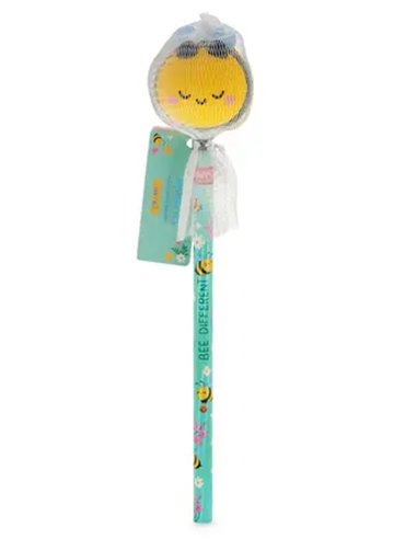 SQUEEZIES - CRAYON AVEC ANTISTRESS - BEE - legami
