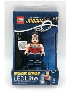 Porte cle led super heros wonderwoman