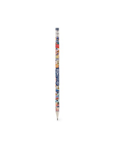 I USED TO BE A NEWSPAPER -  CRAYON EN PAPIER RECYCLÉ - TRAVEL - Legami