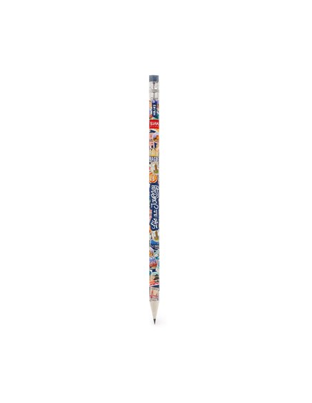 I USED TO BE A NEWSPAPER -  CRAYON EN PAPIER RECYCLÉ - TRAVEL - Legami