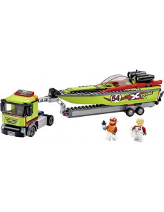 Lego city bateau de course 2