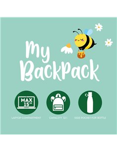 Sac à Dos - My Backpack - Bee - LEGAMI 2