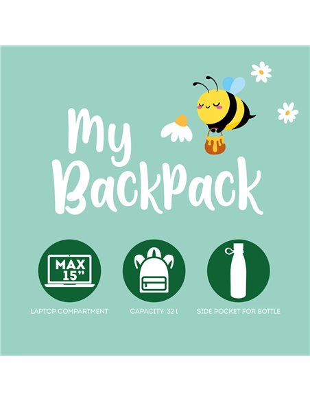 Sac à Dos - My Backpack - Bee - LEGAMI