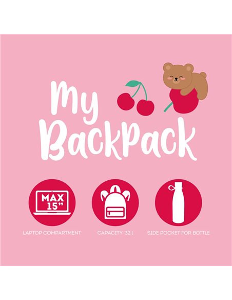 Sac à Dos - My Backpack - Teddy Bear - LEGAMI