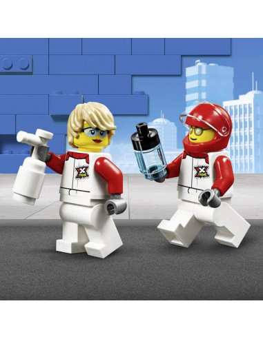 Lego city bateau de course