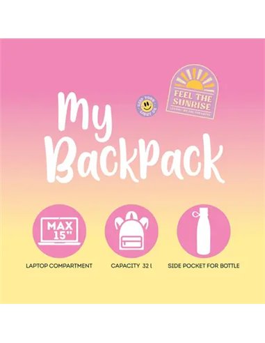 Sac à dos - My backpack - sunrise lover - LEGAMI