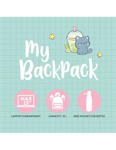 Sac à Dos - My Backpack - Kitty - LEGAMI