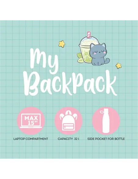 Sac à Dos - My Backpack - Kitty - LEGAMI
