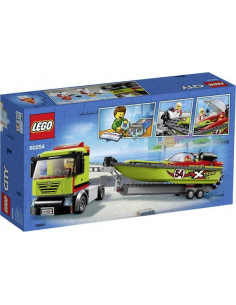 Lego city bateau de course