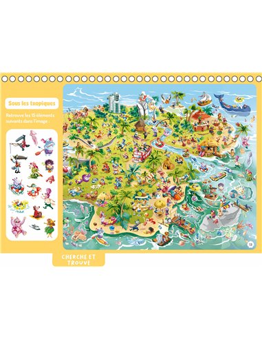 MES JEUX EFFAÇABLES LOUP - À TRAVERS LES OCÉANS ! - Auzou
