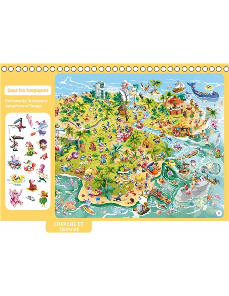 MES JEUX EFFAÇABLES LOUP - À TRAVERS LES OCÉANS ! - Auzou