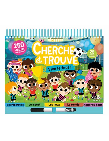 CHERCHE ET TROUVE - VIVE LE FOOT ! - Auzou