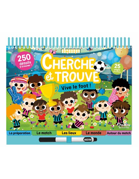 CHERCHE ET TROUVE - VIVE LE FOOT ! - Auzou