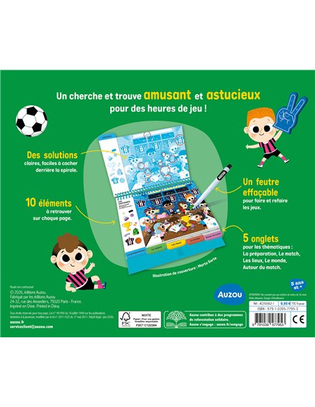 CHERCHE ET TROUVE - VIVE LE FOOT ! - Auzou