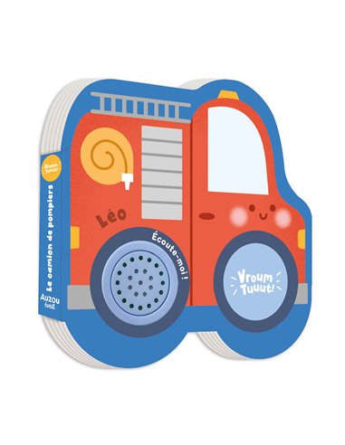 PETITS VÉHICULES SONORES - LÉO LE CAMION DE POMPIERS - Auzou