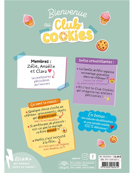 CLUB COOKIES - MYSTÈRES ET PIÈCE MONTÉE - Auzou